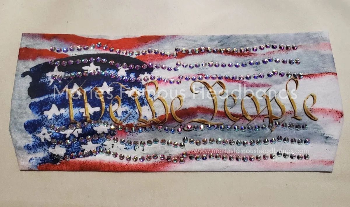 Marie's We the People Handcrafted Headband