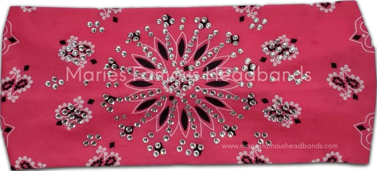 Marie's Starburst Neon Pink Handcrafted Headband