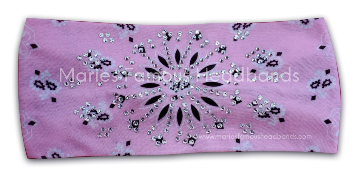 Marie's Starburst Light Pink Handcrafted Headband