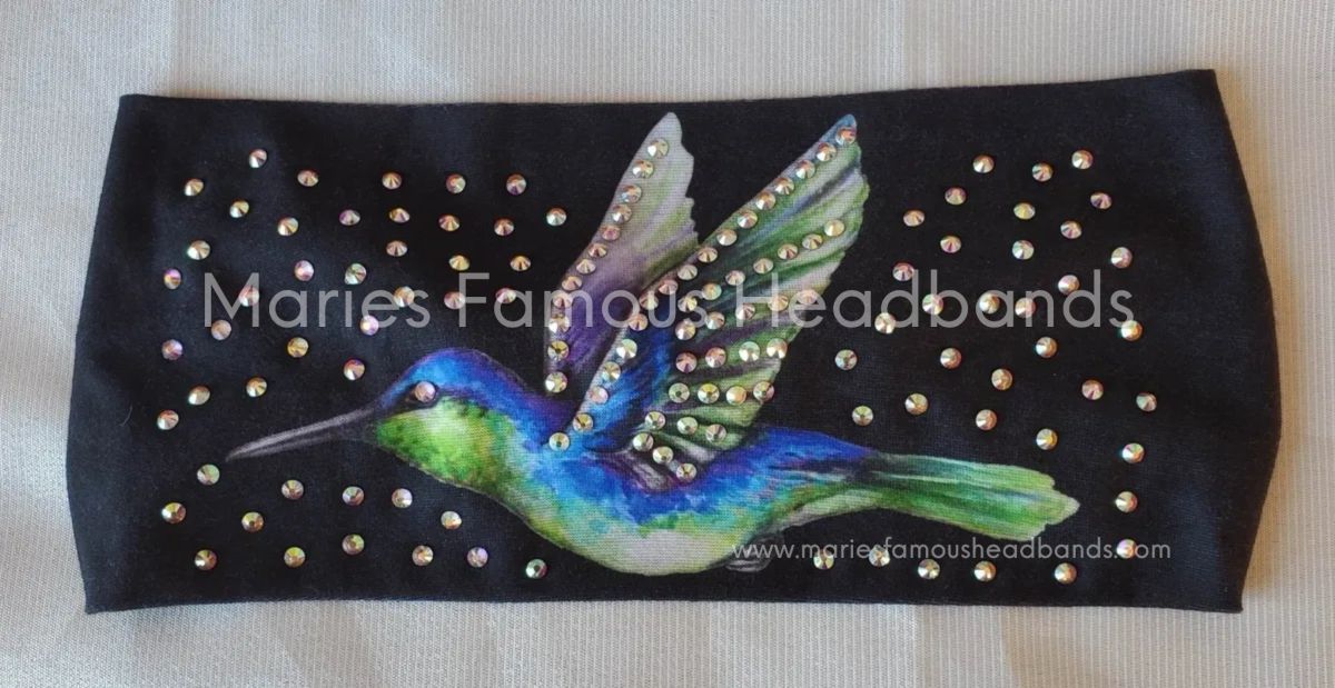Marie's Hummingbird Handcrafted Headband