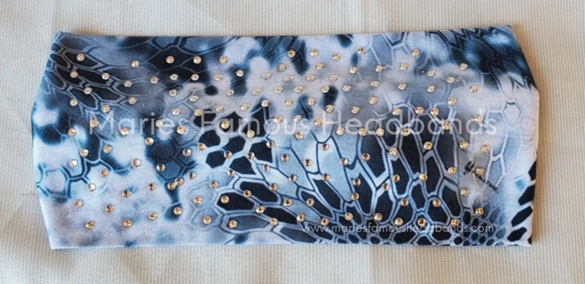 Marie's Snake skin Handcrafted Headband