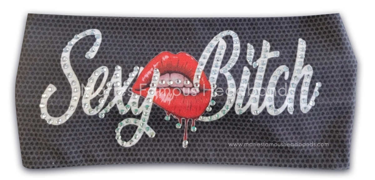 Marie's Sexy Bitch Handcrafted Headband