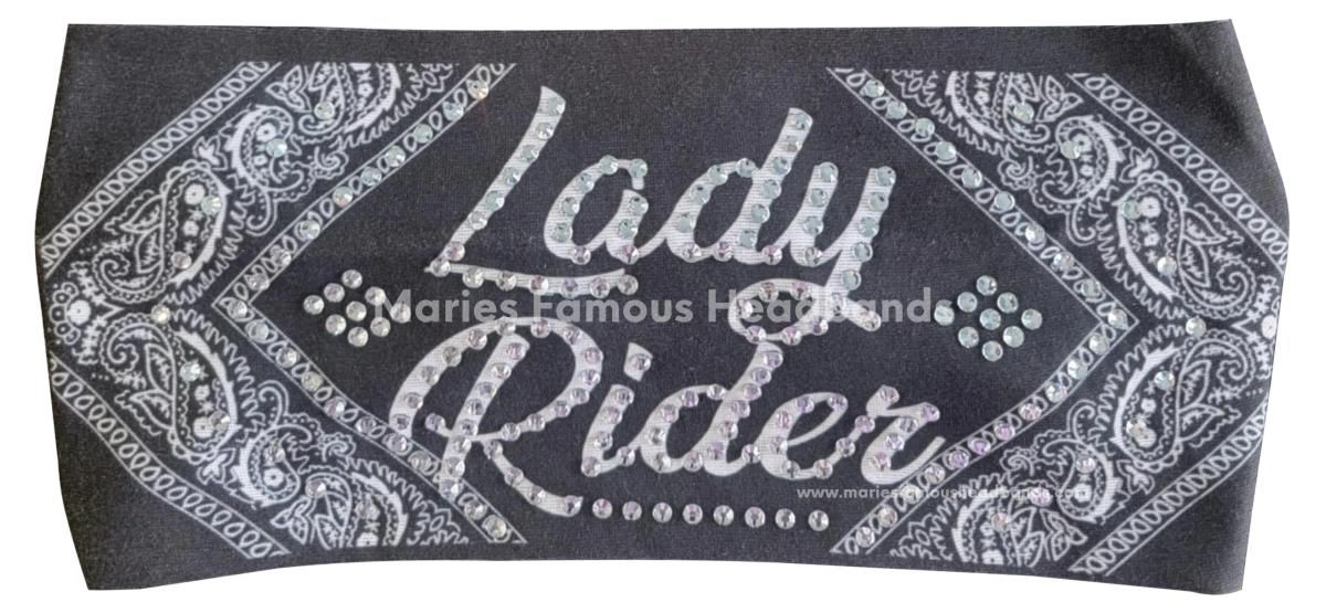 Marie's Lady Rider Handcrafted Headband