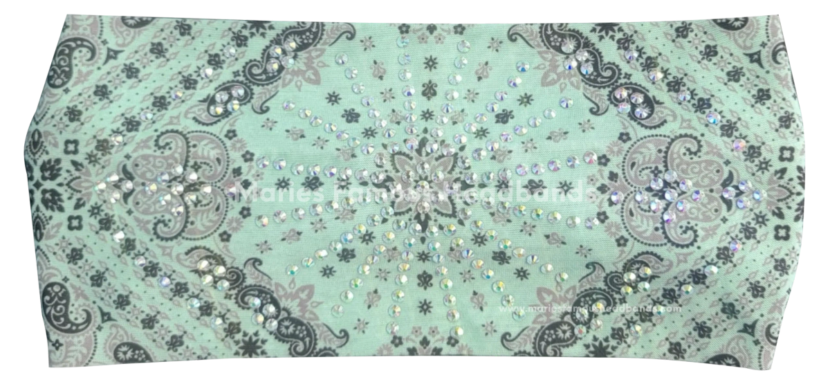 Marie's Mint Green Handcrafted Headband