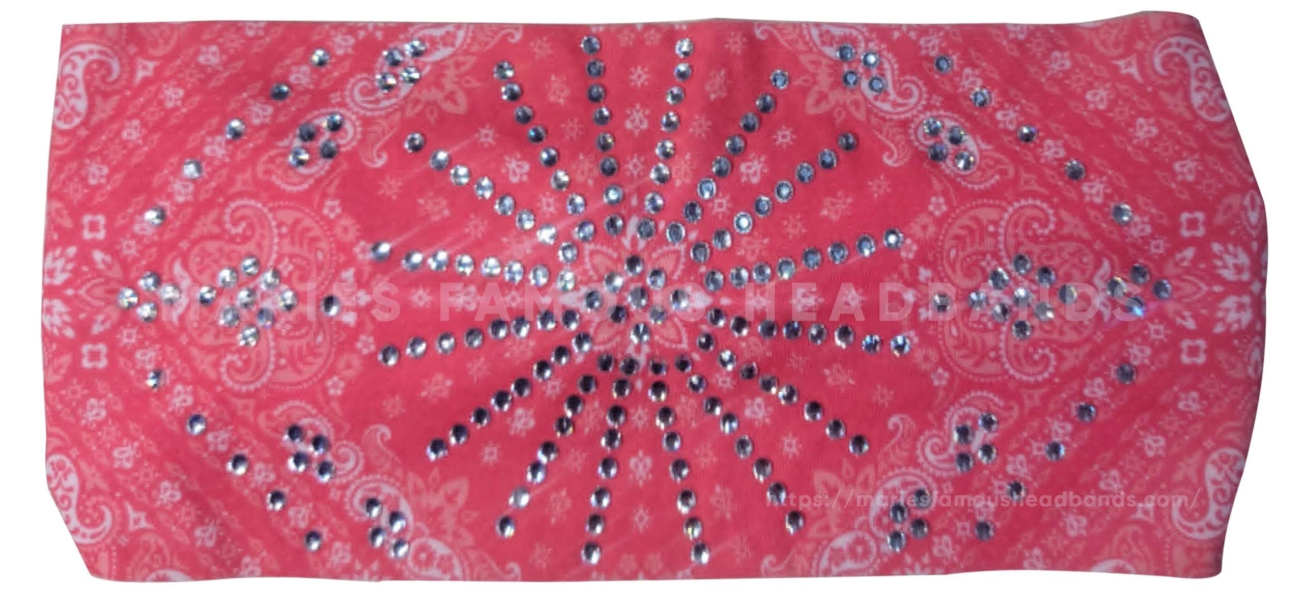 Marie's Coral Handcrafted Headband