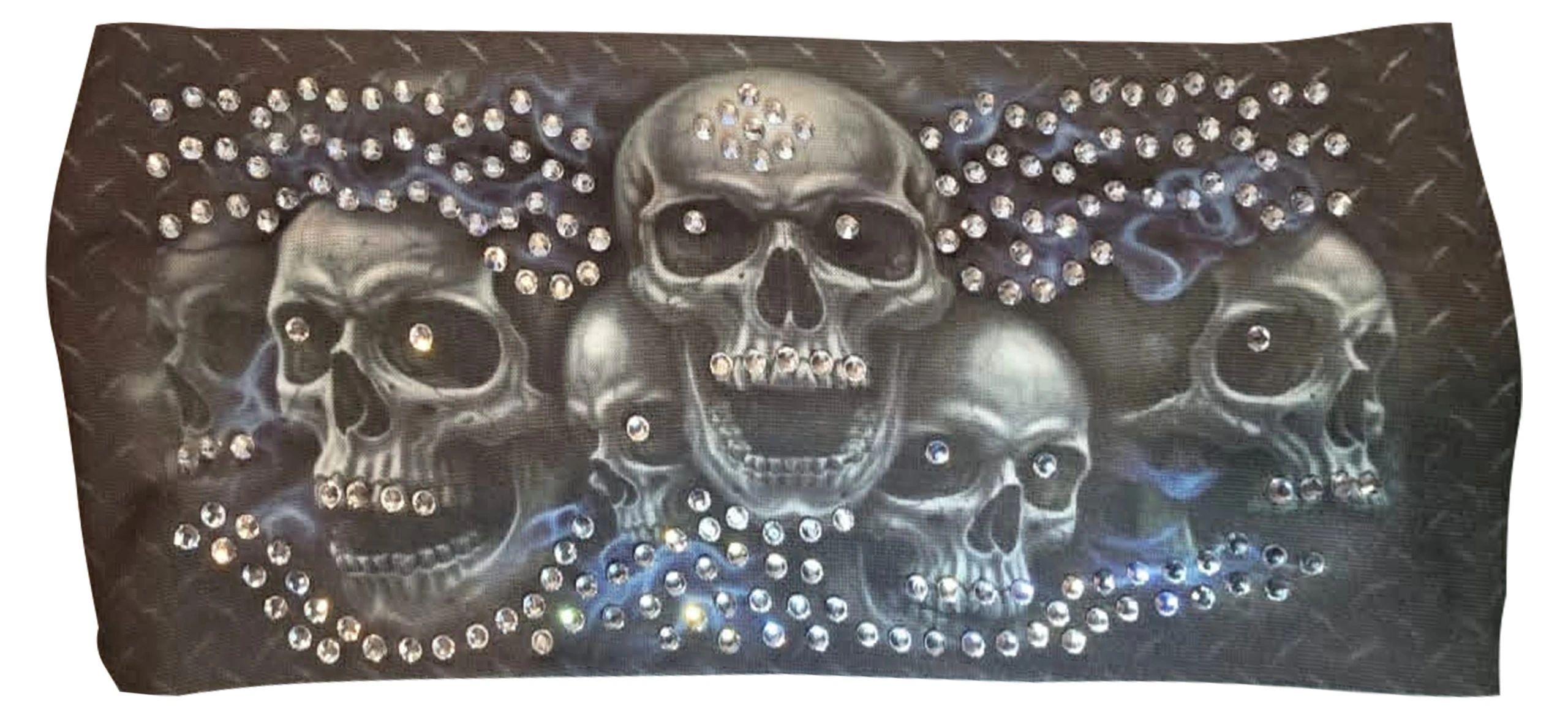 Marie's Skulls Chain Handcrafted Headband