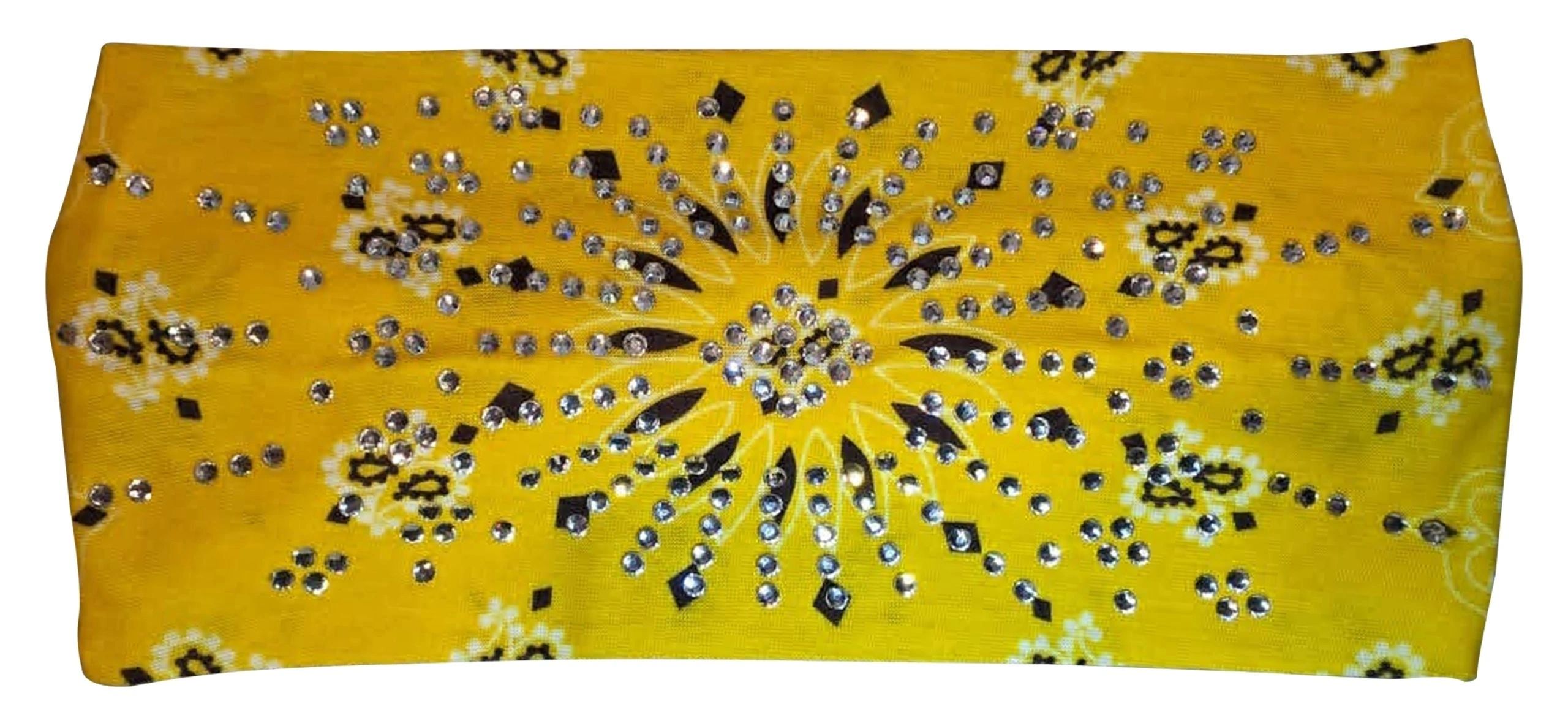 Marie's Starshine Yellow Handcrafted Headband